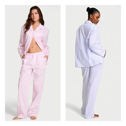 Victoria´s Secret пижама Heritage Cotton Shine Oversized Long Pajama