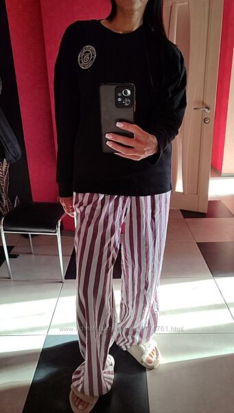 Victoria´s victorias secret комплект пижама штаны лонг кофта футболка