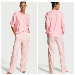 Victoria´s Secret пижама Flannel Long-Sleeve Tee-Jama Set Уценка
