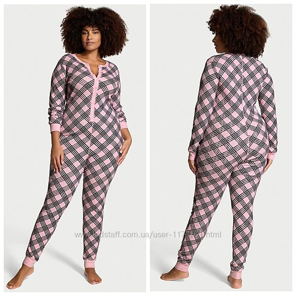 Victoria´s Secret комбинезон пижама Thermal Henley Long Onesie