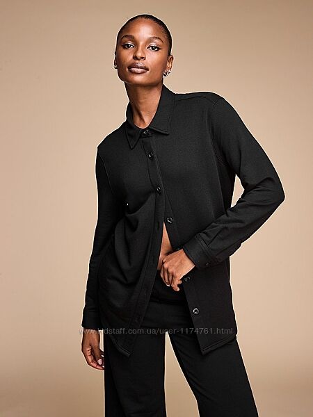 Victoria´s secret рубашка Brushed Modal Fleece Oversized Shirt