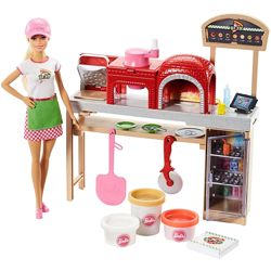 Набор Кукла Барби Пицца Шеф повар Barbie Pizza Chef Doll Playset Пиццерия
