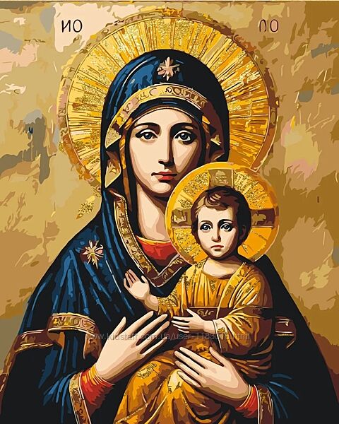 Картини за номерами, релігія, ікони різні варінати