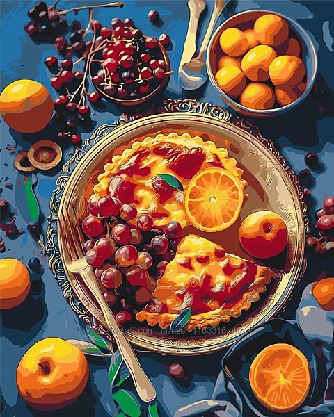 Картини за номерами на кухню різні варіанти