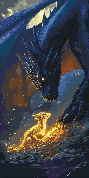 Картини за номерами 40х80 см, різні варіанти