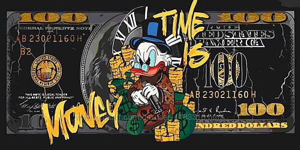 Картини за номерами 40х80 см, тематика гроші