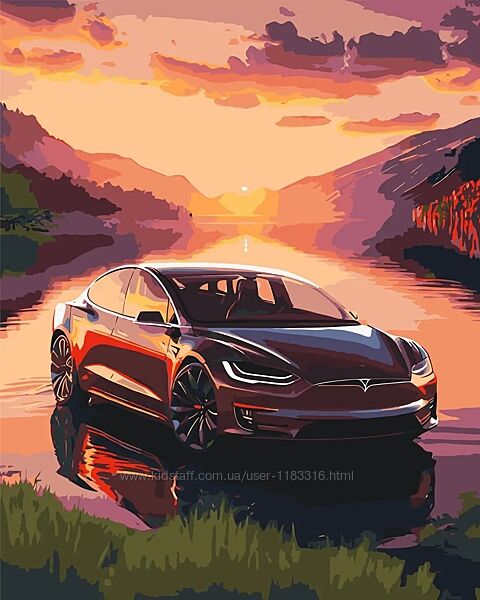 Картини за номерами. Авто, машини, мото