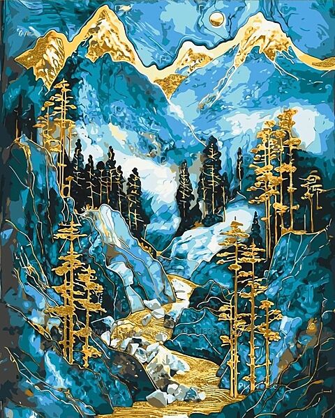 Пейзажі. Фарба металік