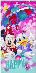 Пляжний рушник Disney Minnie mouse, Spiderman, Pony, PawPatrol, Mickey, lol