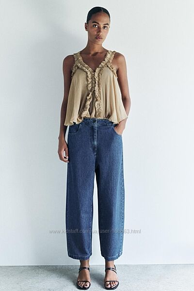 Вільні широкі джинси від Zara, S, оригінал