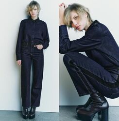 Вільні джинси Relaxed від Zara Woman, 36, 38, 44р, оригінал