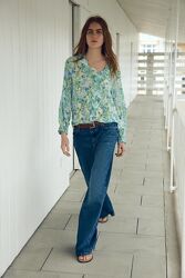 Широкі джинси Wide leg від Zara, 46р, оригінал