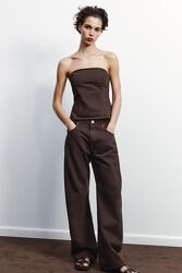 Вільні джинси Slouchy від Zara, 46р, оригінал