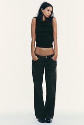 Широкі джинси Wide leg від Zara, 40, 44, 46р, оригінал