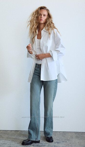 Широкі довгі джинси Wide leg від Zara, 44, 46р, оригінал