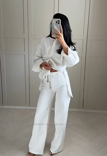 Широкі довгі джинси Wide leg від Zara, 34, 36, 40р, оригінал