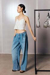 Вільні джинси Loose Wide Leg від Zara, 32, 34, 36р, оригінал