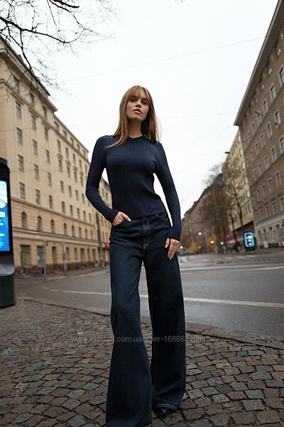 Широкі довгі джинси Wide leg від Zara, 36р, оригінал