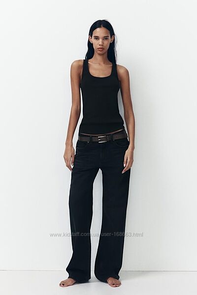 Широкі довгі джинси wide leg Zara, XL, оригінал