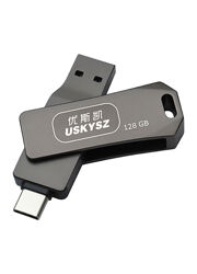 Флеш память USB USKYSZ USK-OTG-122 128GB USB 3.0  Type-C Black