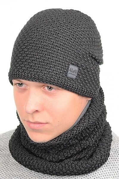 Комплект шапка шарф хомут
