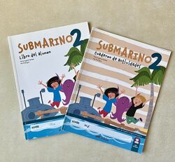 Комплект підручник зошит submarino 2 libro cuaderno іспанська мова