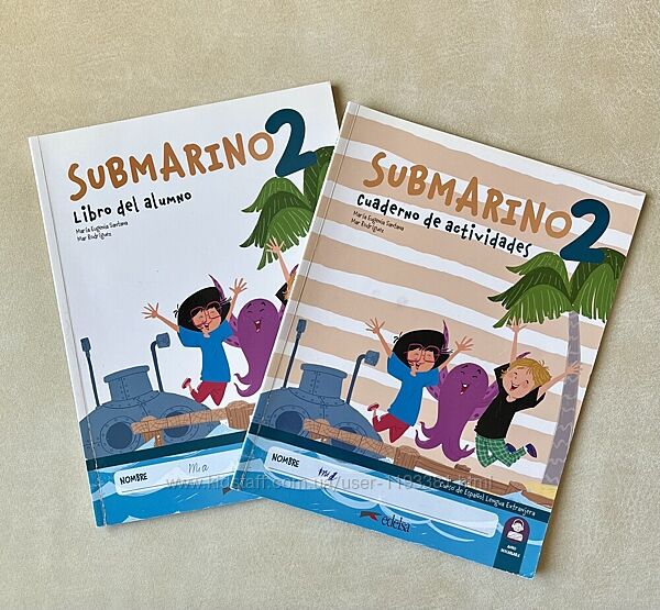 Комплект підручник зошит submarino 2 libro cuaderno іспанська мова