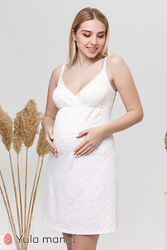  ночнушка для беременных и кормящих мам на бретелях