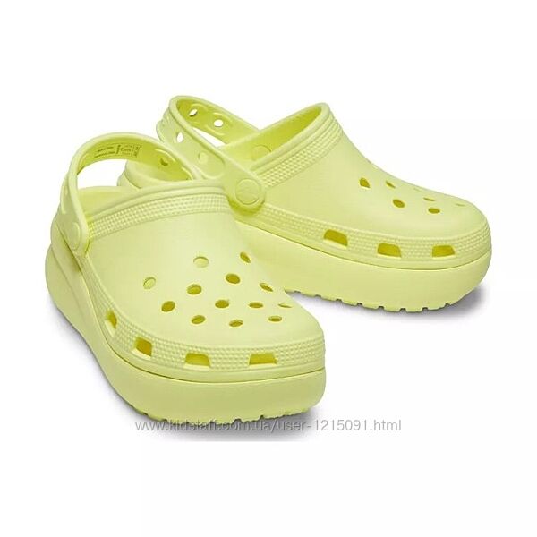 Сабо на платформі крокс Crocs Cutie Crush, С11, С12, С13