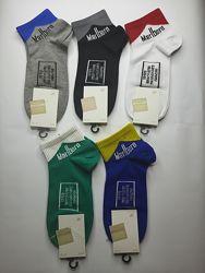 Шкарпетки чоловічі короткі яскраві кольорові преміум якість різні моделі