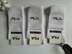 Носки мужские высокие тенниски белые с брендовым значком премиум качество