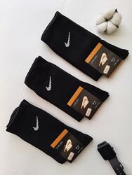 Носки мужские высокие тенниски брендовые черные