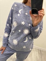 Нові кофта світшот плюш меховушка Прімарк Primark піжама різні на ХС/С