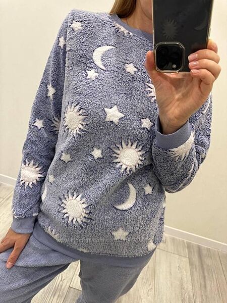 Нові кофта світшот плюш меховушка Прімарк Primark піжама різні на ХС/С