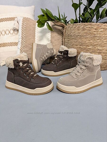 Трендові зимові ботінки для дівчаток 