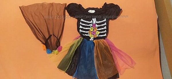 Новое платье на Хеллоуин на возраст 4-6 лет и 7-10 лет