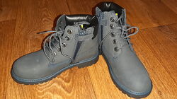 Ботинки черевики новые Lumberjack 31 р нубук серо-синие демисезон унисекс