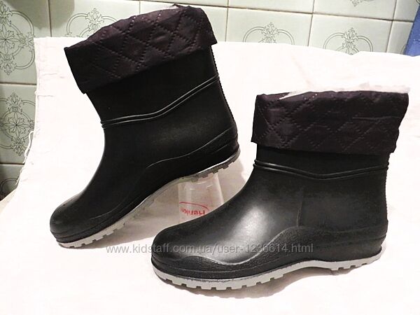 Ботинки резиновые с мехом