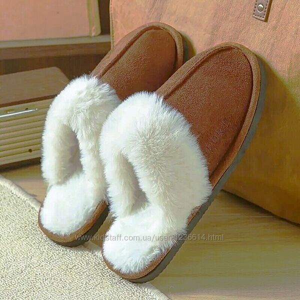Тапки тапочки  мех шерсть 