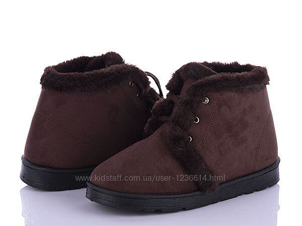 Ботинки замша мех