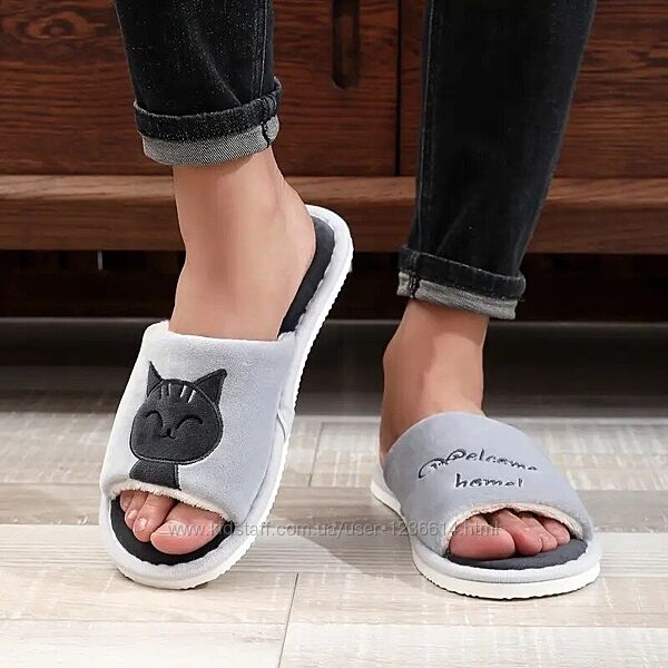 Тапки тапочки котик котики
