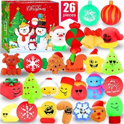 Адвент-календар, 26-денний із зворотним відліком, сквіши антистрес