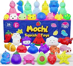 Іграшки Mochi Squishy для дітей, випадкові 28 упаковок сквіши