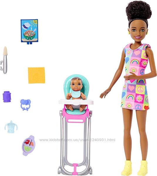 Лялька Барбі, Barbie Скіпер та ігровий набір з аксесуарами