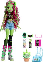 Лялька Monster High Venus McFlytrap, рослинний монстр з котом Чуліаном