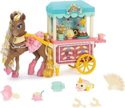 Ігровий набір Wild Manes Horse Toys з чаєм та ласощами Cherie&acutes Tea and Tre
