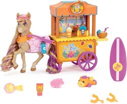 Ігровий набір Wild Manes Horse Toys Bailey&acutes Surf & Snacks Cart з фігуркою 