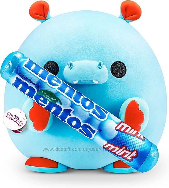 Плюшева іграшка Snackles Mentos Hippo бегемот з ментос