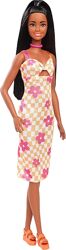 Лялька Barbie Fashionistas 233 Барбі Модниця, з з чорним волоссям