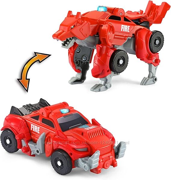 Трансформер вовк Switch and Go пожежний автомобіль Вольфа